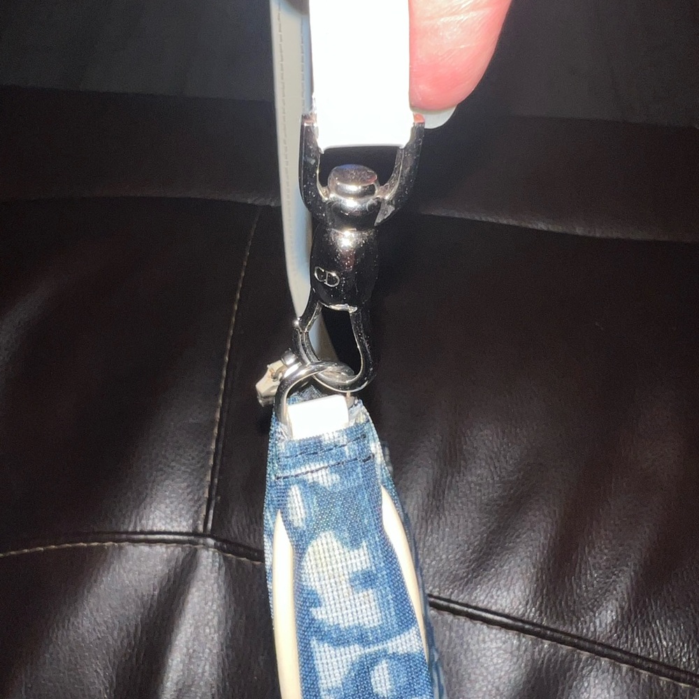 100% Auth. Dior Trotter Saddle Bag Navy - Picture 4 of 13